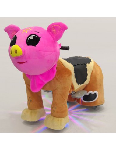 Roze Vark Pluche Elektrische Lopen... Roze Vark Pluche Elektrische Lopen...
