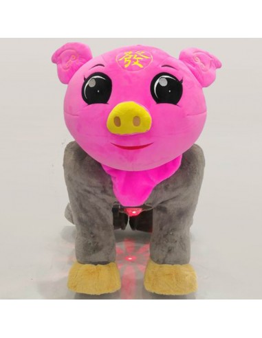 Roze Vark Pluche Elektrische Lopen... Roze Vark Pluche Elektrische Lopen...