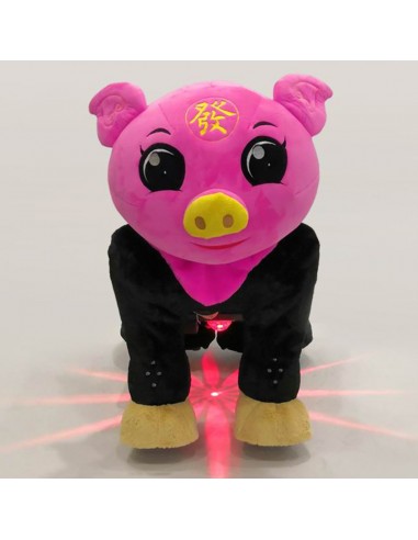 Roze Vark Pluche Elektrische Lopen... Roze Vark Pluche Elektrische Lopen...