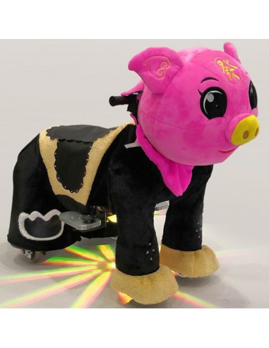 Roze Vark Pluche Elektrische Lopen... Roze Vark Pluche Elektrische Lopen...