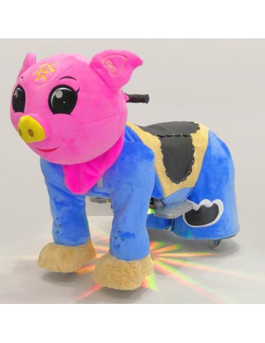 Roze Vark Pluche Elektrische Lopen... Roze Vark Pluche Elektrische Lopen...