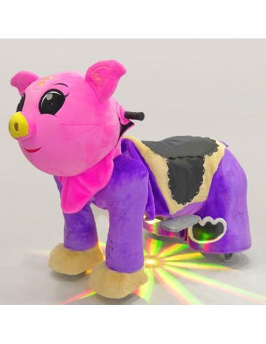 Roze Vark Pluche Elektrische Lopen... Roze Vark Pluche Elektrische Lopen...