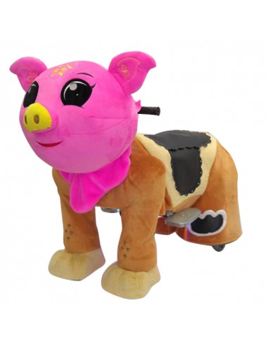 Roze Vark Pluche Elektrische Lopen... Roze Vark Pluche Elektrische Lopen...