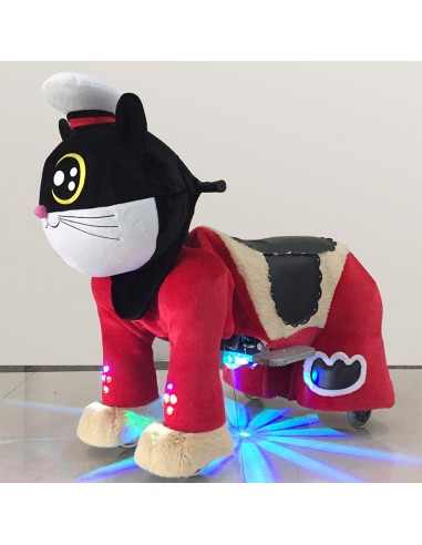 Cat with Captain Hat Plush Electric...