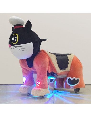 Cat with Captain Hat Plush Electric...