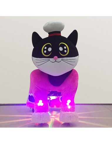 Cat with Captain Hat Plush Electric...