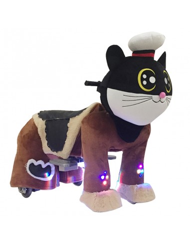 Cat with Captain Hat Plush Electric...