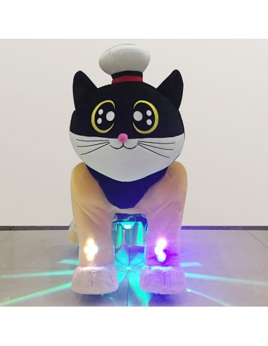 Cat with Captain Hat Plush Electric...