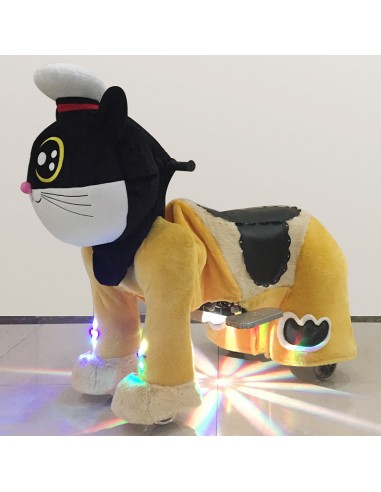 Cat with Captain Hat Plush Electric...