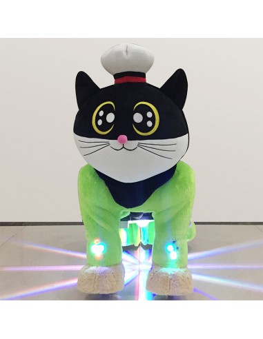 Cat with Captain Hat Plush Electric...