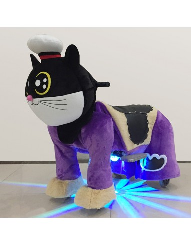 Cat with Captain Hat Plush Electric...