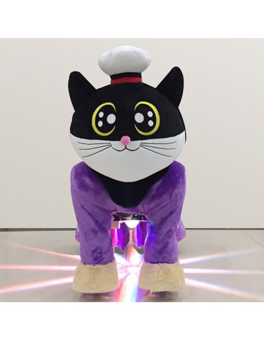 Cat with Captain Hat Plush Electric...