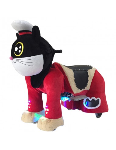 Cat with Captain Hat Plush Electric...