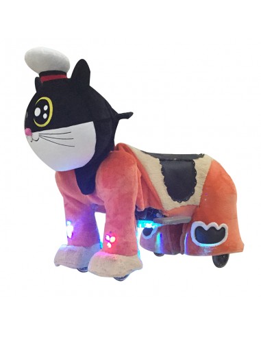 Cat with Captain Hat Plush Electric...