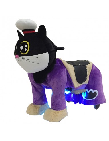 Cat with Captain Hat Plush Electric...