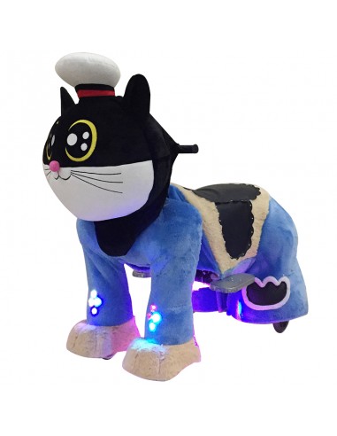 Cat with Captain Hat Plush Electric...