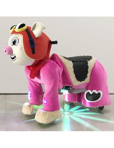 Pig Pilot Hat Plush Electric Walking...