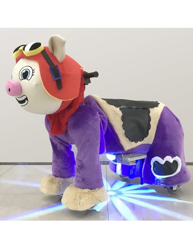 Pig Pilot Hat Plush Electric Walking...