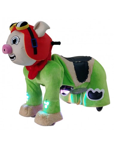 Pig Pilot Hat Plush Electric Walking...