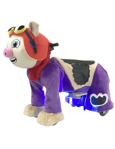 Pig Pilot Hat Plush Electric Walking...