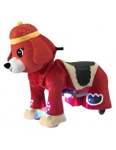 Rode Festeelijk Hond Pluche...