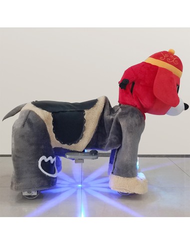 Red Festive Dog Plush Electric...