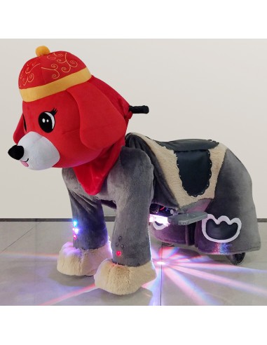 Red Festive Dog Plush Electric...