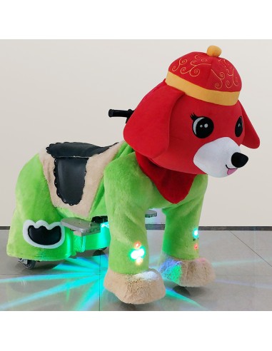 Red Festive Dog Plush Electric...