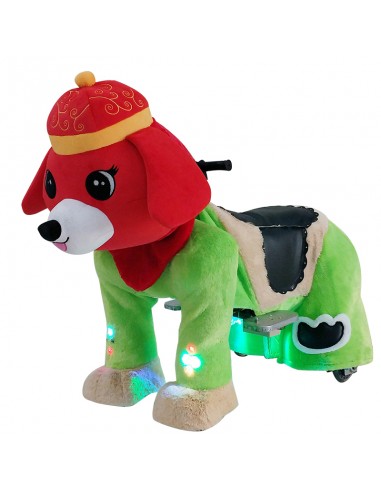 Red Festive Dog Plush Electric...