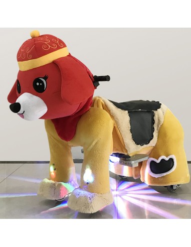Red Festive Dog Plush Electric...