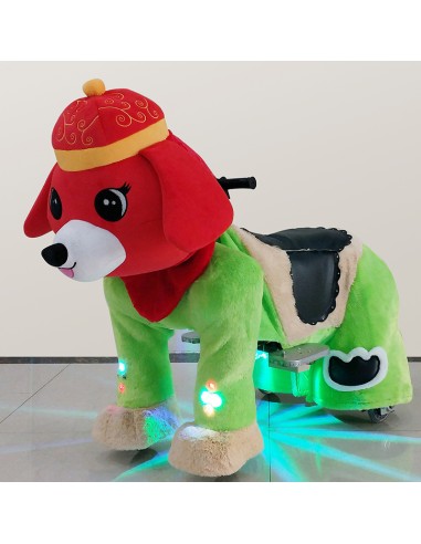 Red Festive Dog Plush Electric...