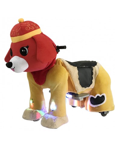 Red Festive Dog Plush Electric...