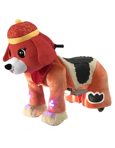 Red Festive Dog Plush Electric...