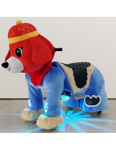 Red Festive Dog Plush Electric...