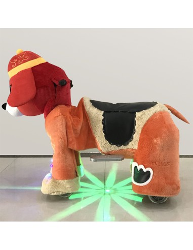Red Festive Dog Plush Electric...