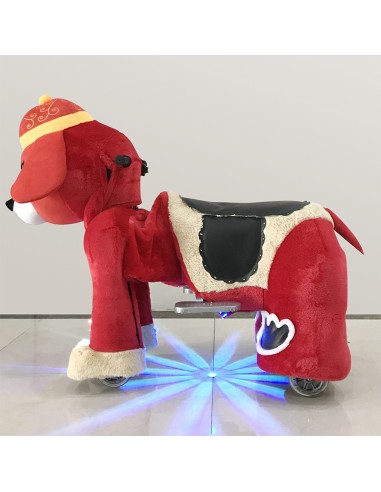Red Festive Dog Plush Electric...