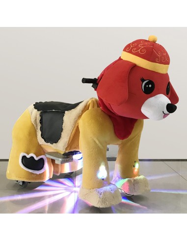 Red Festive Dog Plush Electric...