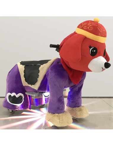 Red Festive Dog Plush Electric...
