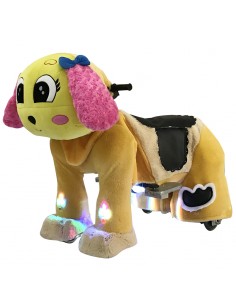 Gele en roze Hond Puppy...