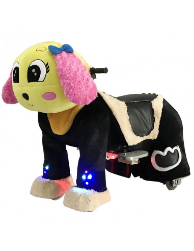 Gele en roze Hond Puppy Pluche... Gele en roze Hond Puppy Pluche...