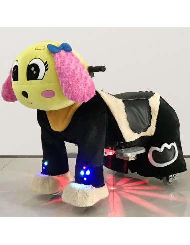 Gele en roze Hond Puppy Pluche... Gele en roze Hond Puppy Pluche...