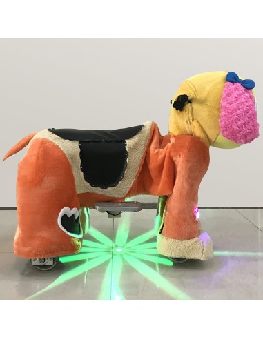 Gele en roze Hond Puppy Pluche... Gele en roze Hond Puppy Pluche...