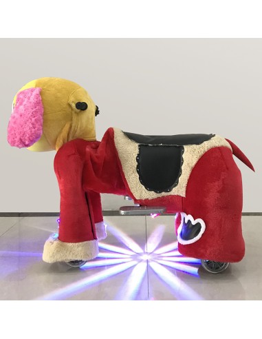 Gele en roze Hond Puppy Pluche... Gele en roze Hond Puppy Pluche...