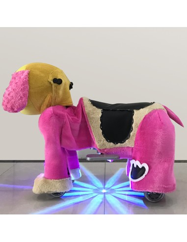 Gele en roze Hond Puppy Pluche... Gele en roze Hond Puppy Pluche...