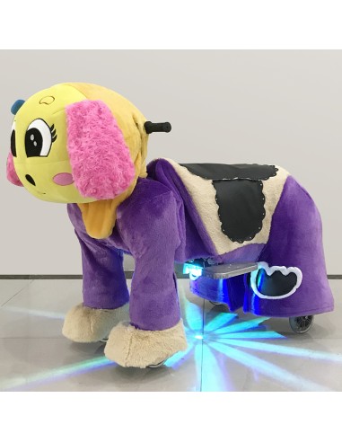 Gele en roze Hond Puppy Pluche... Gele en roze Hond Puppy Pluche...