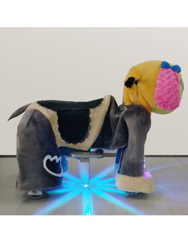 Gele en roze Hond Puppy Pluche... Gele en roze Hond Puppy Pluche...