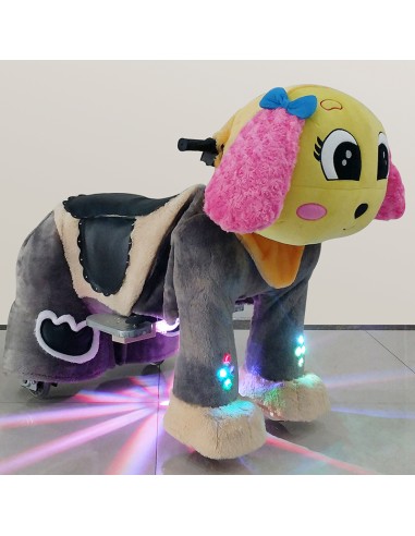 Gele en roze Hond Puppy Pluche... Gele en roze Hond Puppy Pluche...