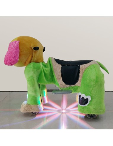 Gele en roze Hond Puppy Pluche... Gele en roze Hond Puppy Pluche...