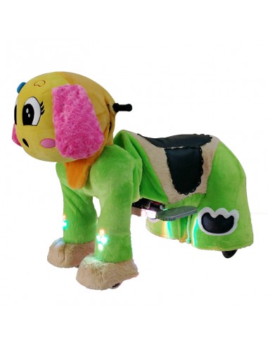 Gele en roze Hond Puppy Pluche... Gele en roze Hond Puppy Pluche...