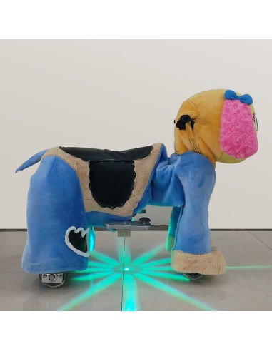 Gele en roze Hond Puppy Pluche... Gele en roze Hond Puppy Pluche...